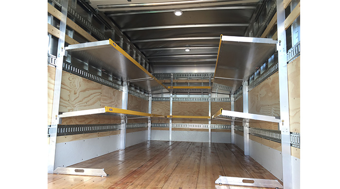 BRUTE, Folding Shelves Aluminum Construction Preassembled, HFS2448